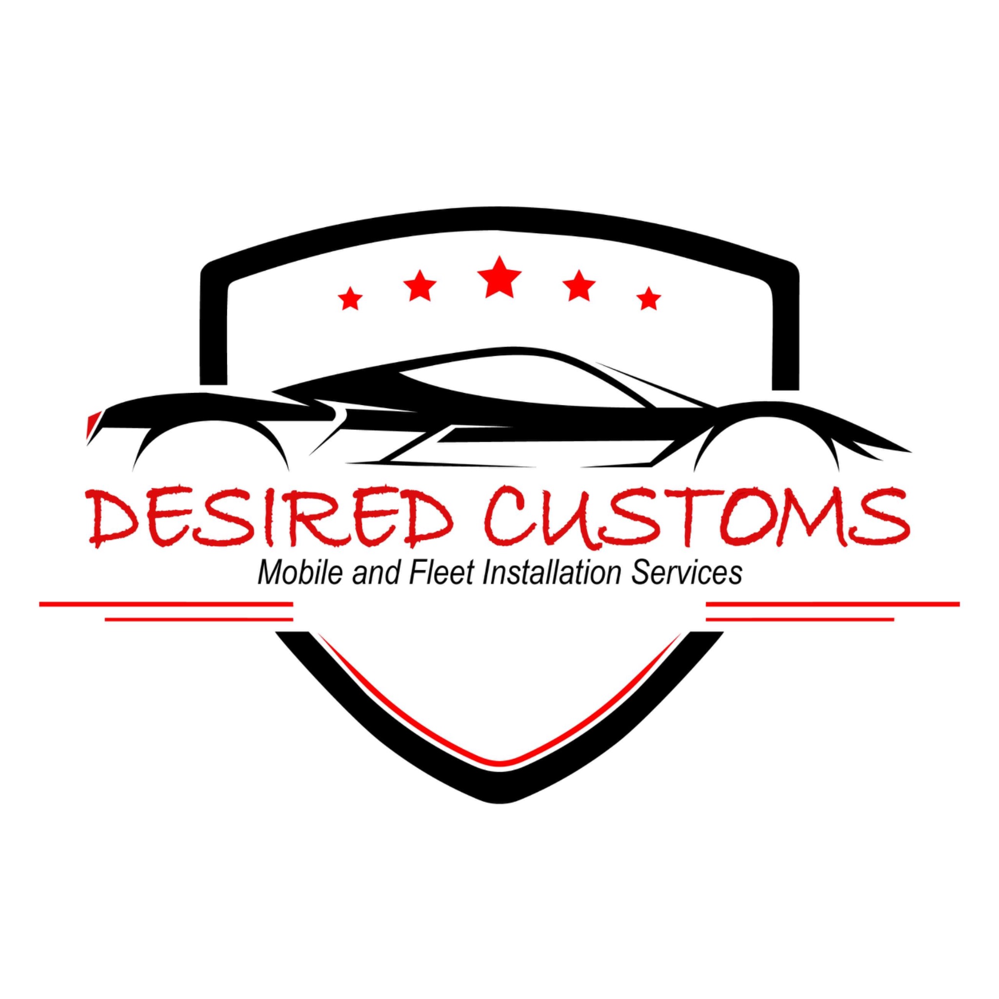 Desired Customs shield logo